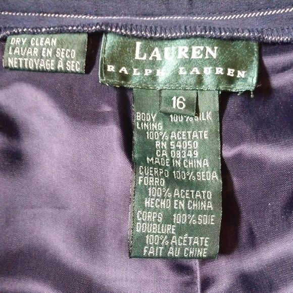 Women's Ralph Lauren Silk Pantsuit - Picture 4 of 8